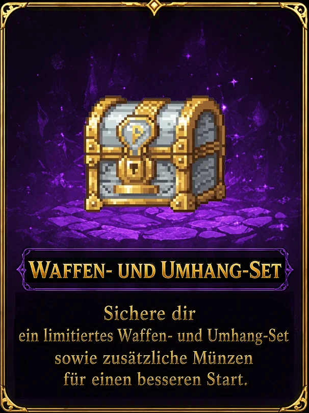 Waffen- und Umhang-Set